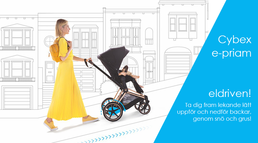 Eldriven barnvagn från Cybex - ePriam